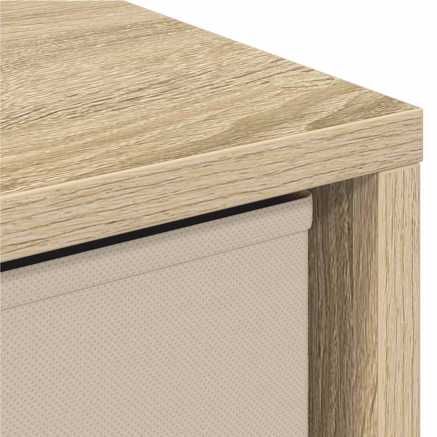 vidaXL Πλαϊνό γραφείο με συρτάρι Δρύς Sonoma 25,5 x 22 x 69,5 εκ