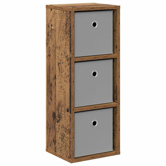vidaXL Πλαϊνό γραφείο με συρτάρι Παλιό ξύλο 25,5 x 22 x 69,5 εκ