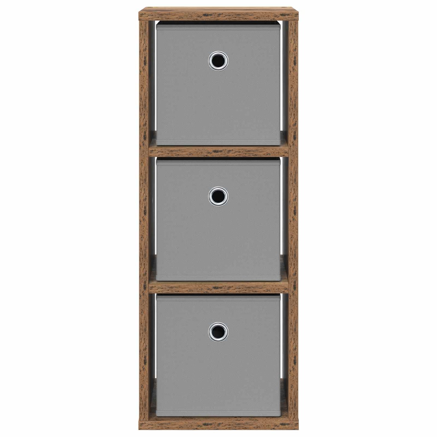vidaXL Πλαϊνό γραφείο με συρτάρι Παλιό ξύλο 25,5 x 22 x 69,5 εκ