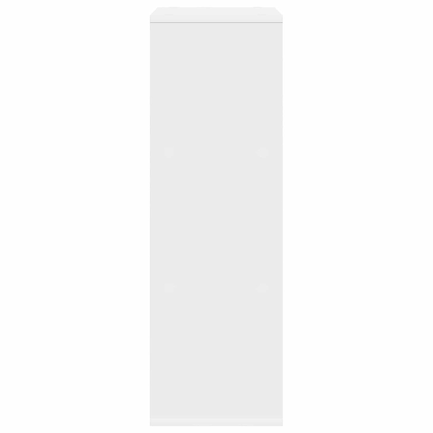 vidaXL Πλαϊνό γραφείο με συρτάρι Λευκό 30,5 x 27 x 84,5 εκ