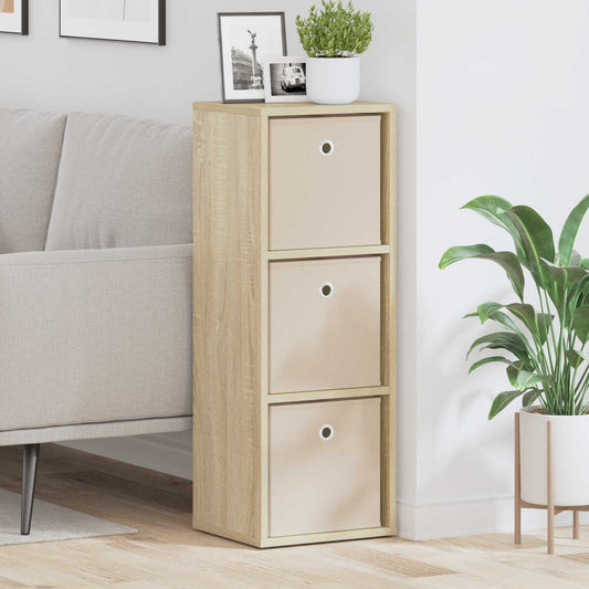 vidaXL Πλαϊνό γραφείο με συρτάρι Δρύς Sonoma 30,5 x 27 x 84,5 εκ