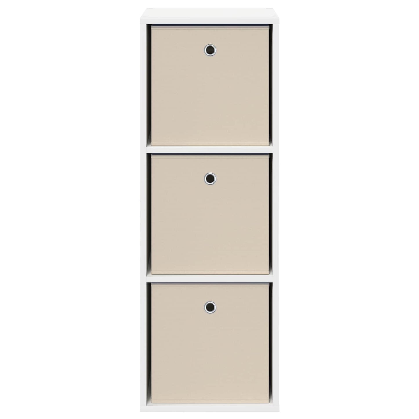 vidaXL Πλαϊνό γραφείο με συρτάρι Λευκό 35 x 32 x 99,5 εκ