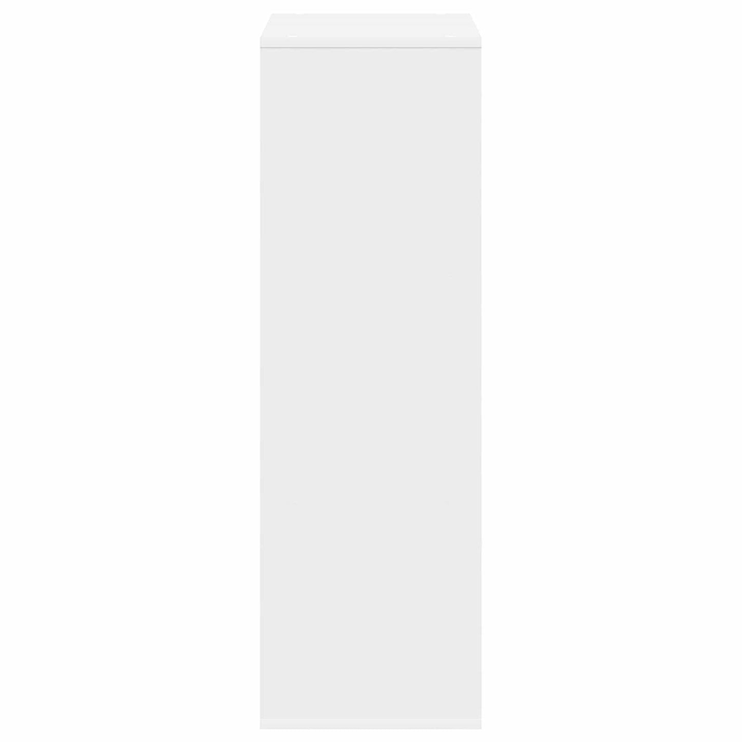 vidaXL Πλαϊνό γραφείο με συρτάρι Λευκό 35 x 32 x 99,5 εκ