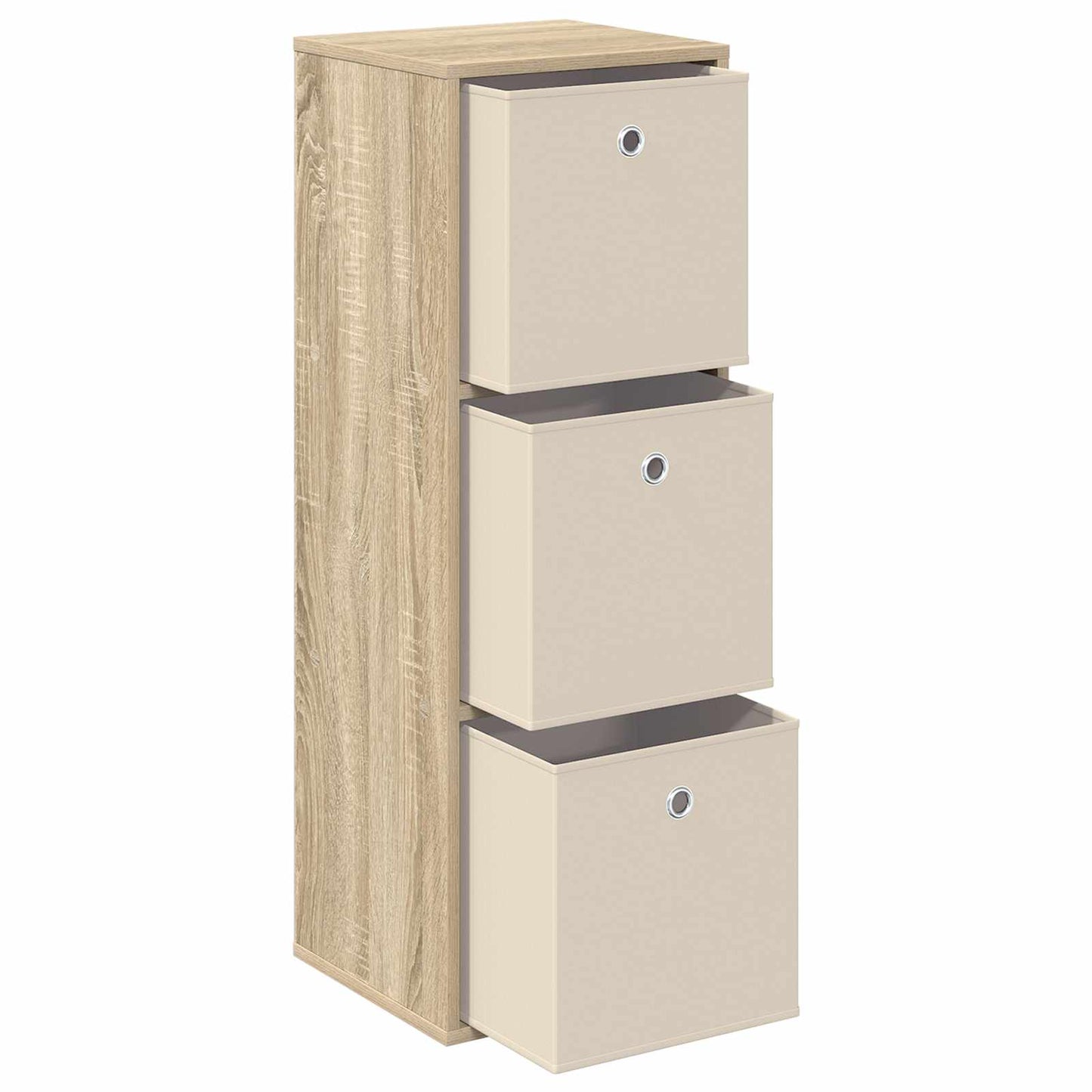 vidaXL Πλαϊνό γραφείο με συρτάρι Δρύς Sonoma 35 x 32 x 99,5 εκ