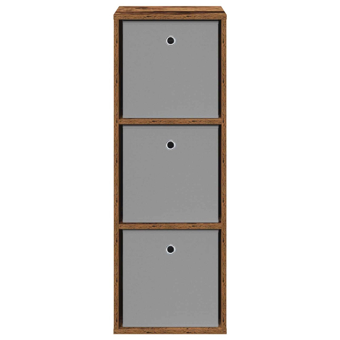 vidaXL Πλαϊνό γραφείο με συρτάρι Παλιό ξύλο 35 x 32 x 99,5 εκ