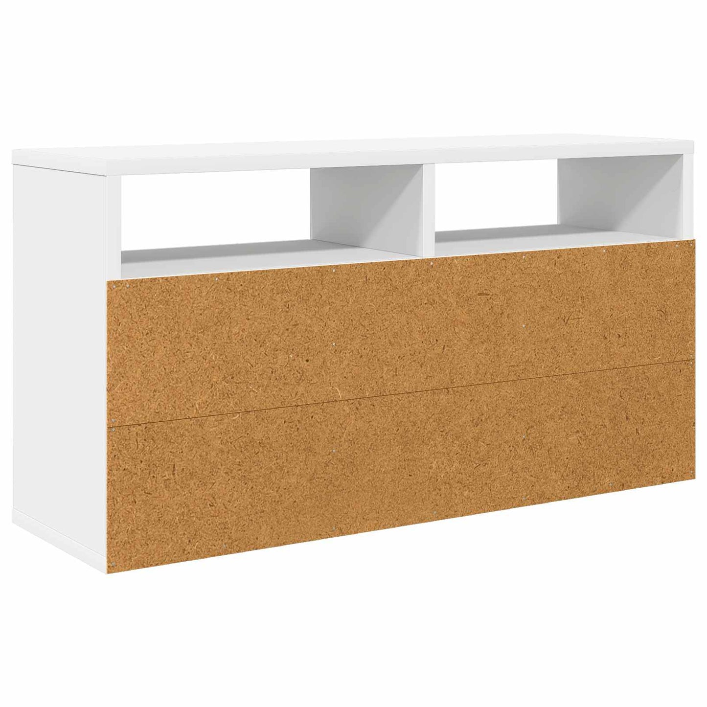 vidaXL Χαμηλό γραφείο με συρτάρι Λευκό 72 x 22,5 x 38 εκ
