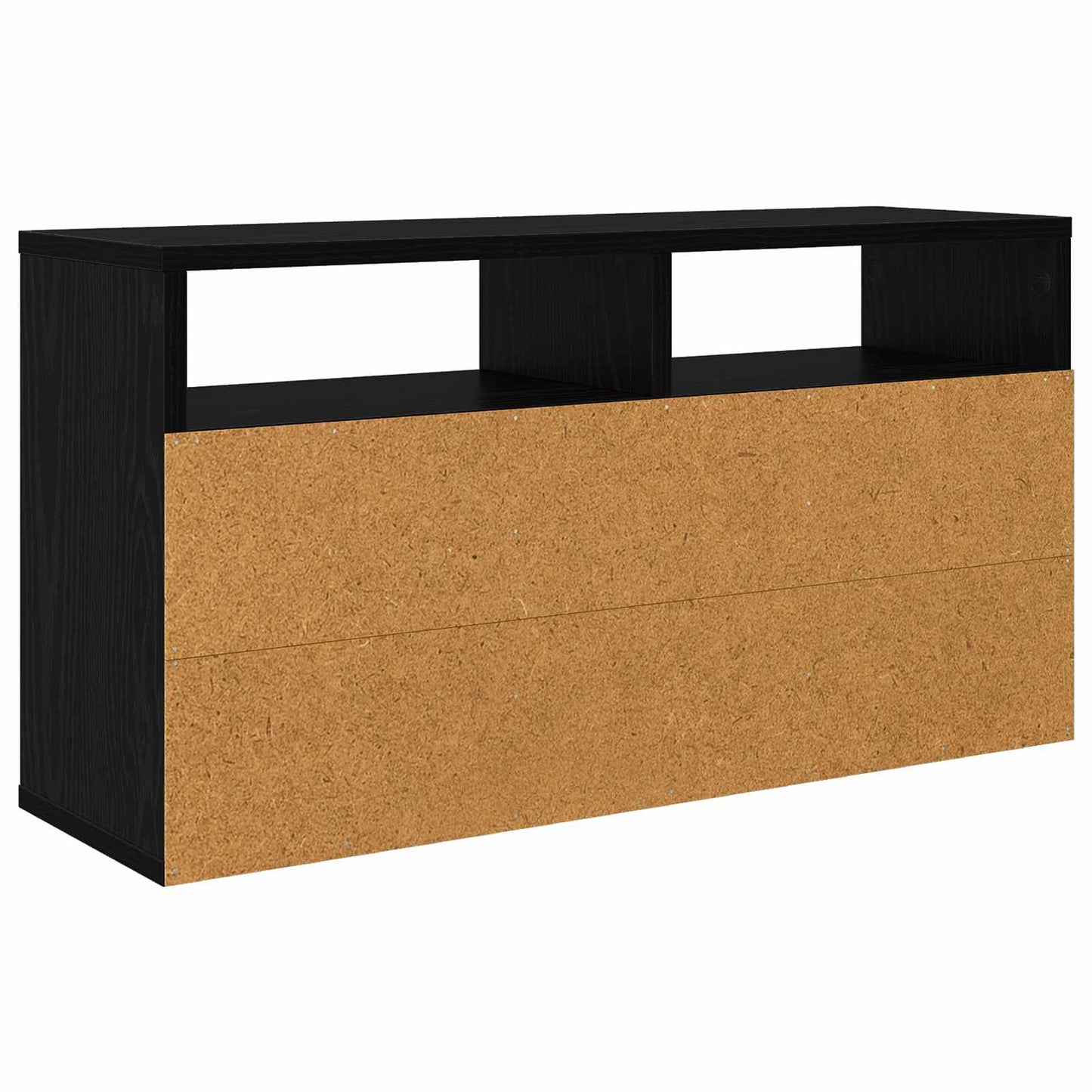 vidaXL Χαμηλό γραφείο με συρτάρι Μαύρη Οξυά 72 x 22,5 x 38 εκ