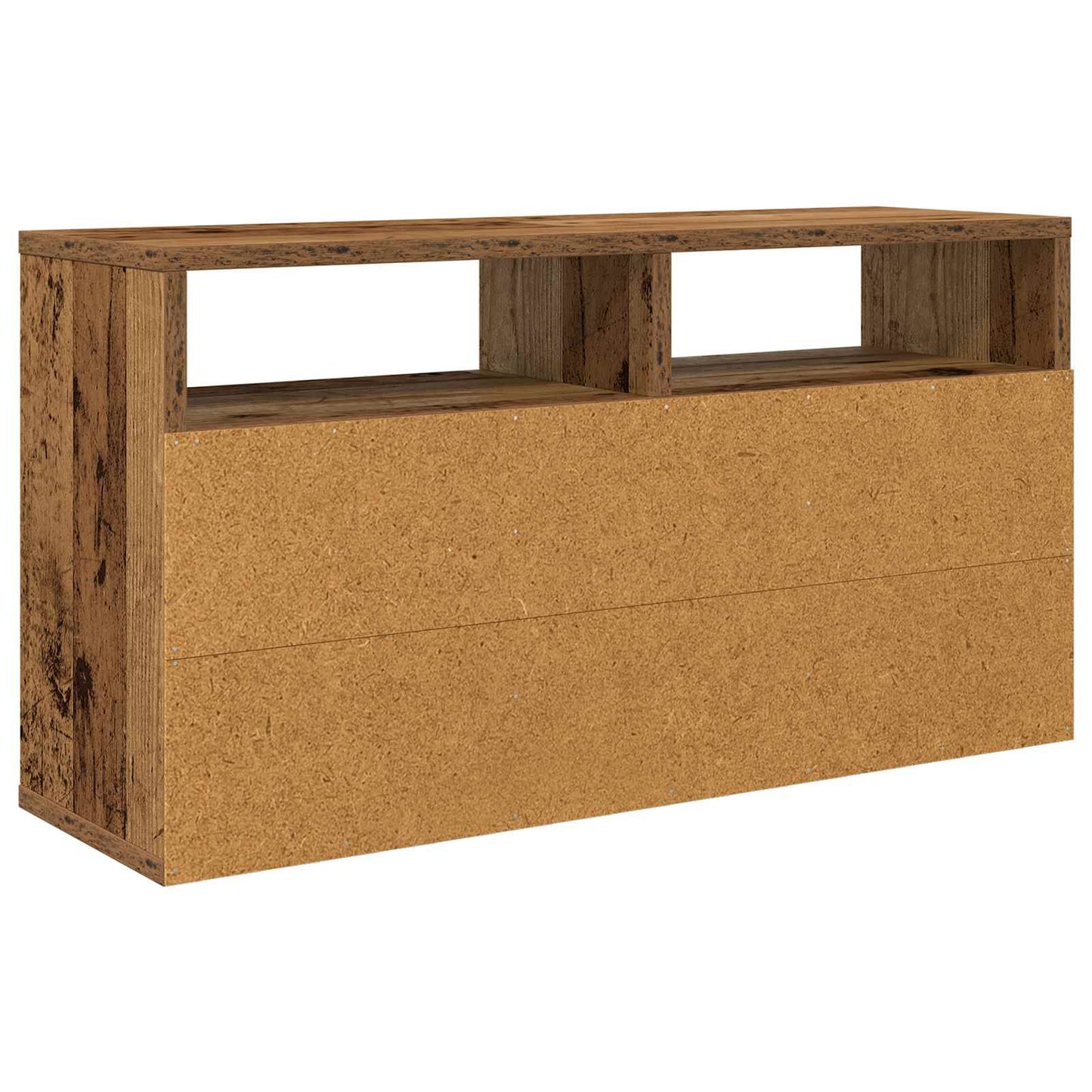 vidaXL Χαμηλό γραφείο με συρτάρι Παλιό ξύλο 72 x 22,5 x 38 εκ