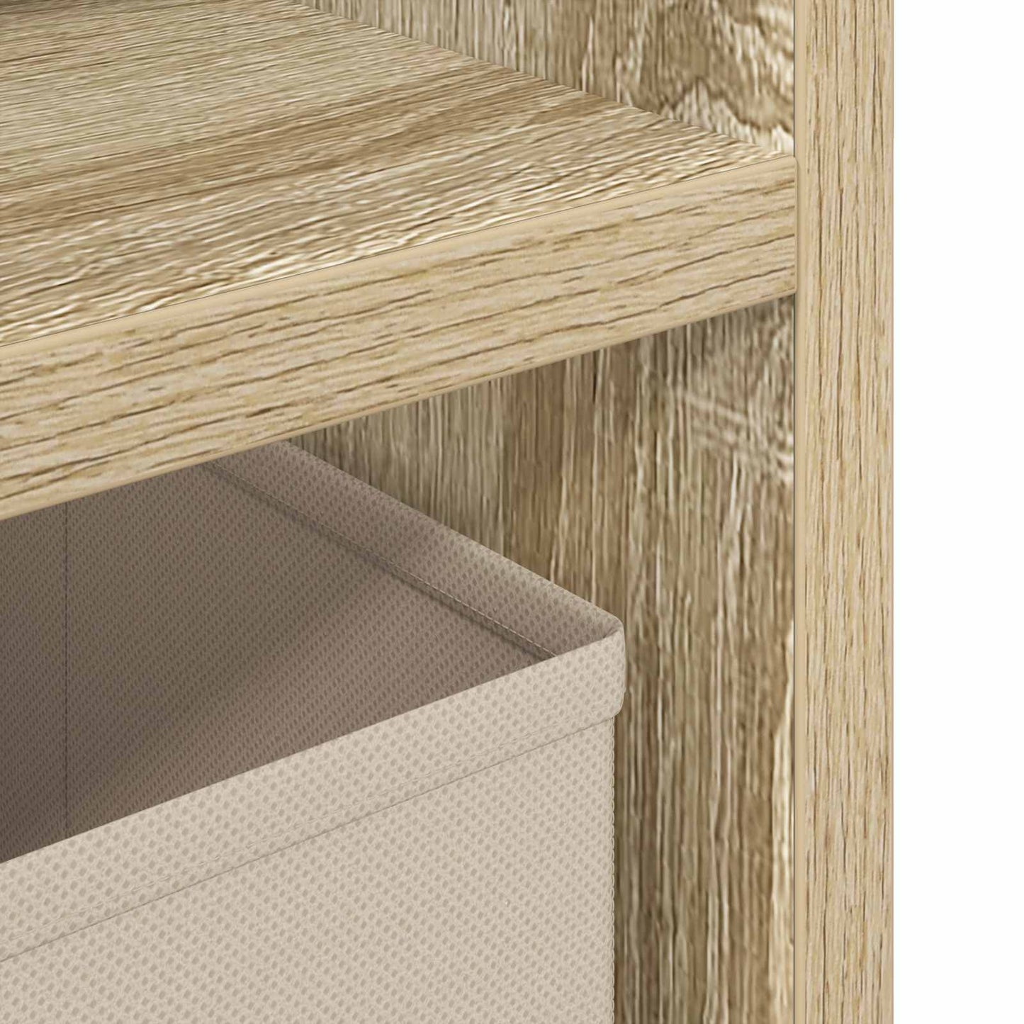 vidaXL Χαμηλό γραφείο με συρτάρι Δρύς Sonoma 87 x 27,5 x 43 εκ