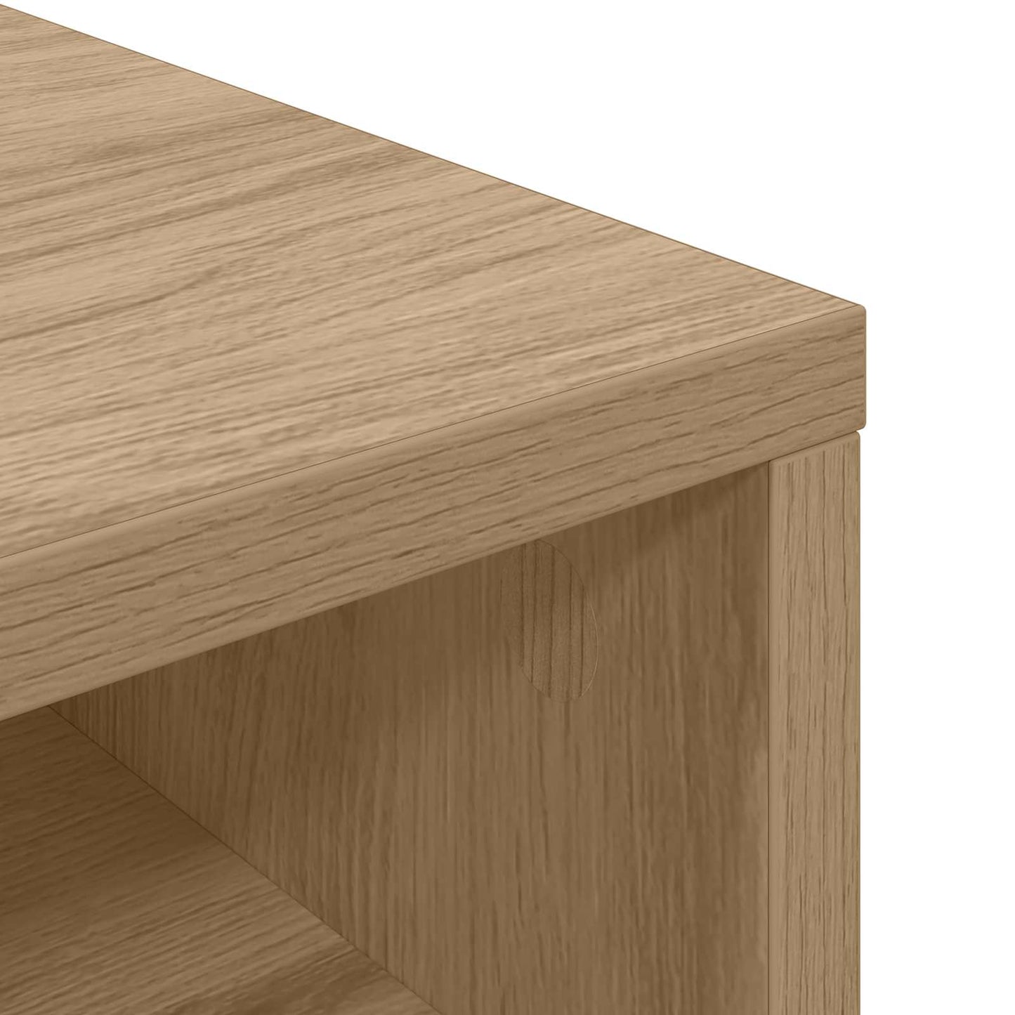 vidaXL Χαμηλό γραφείο 87 x 27,5 x 43 εκ Artisan Oak
