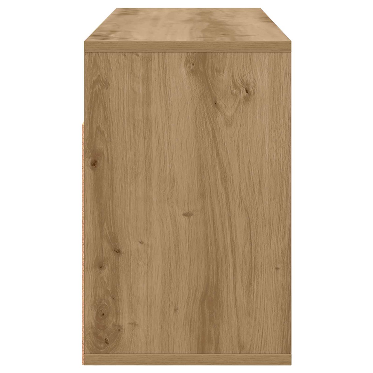 vidaXL Χαμηλό γραφείο 87 x 27,5 x 43 εκ Artisan Oak