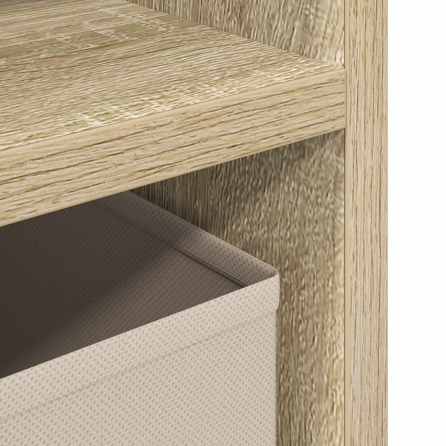 vidaXL Χαμηλό γραφείο με συρτάρι Δρύς Sonoma 102 x 32 x 48,5 εκ.