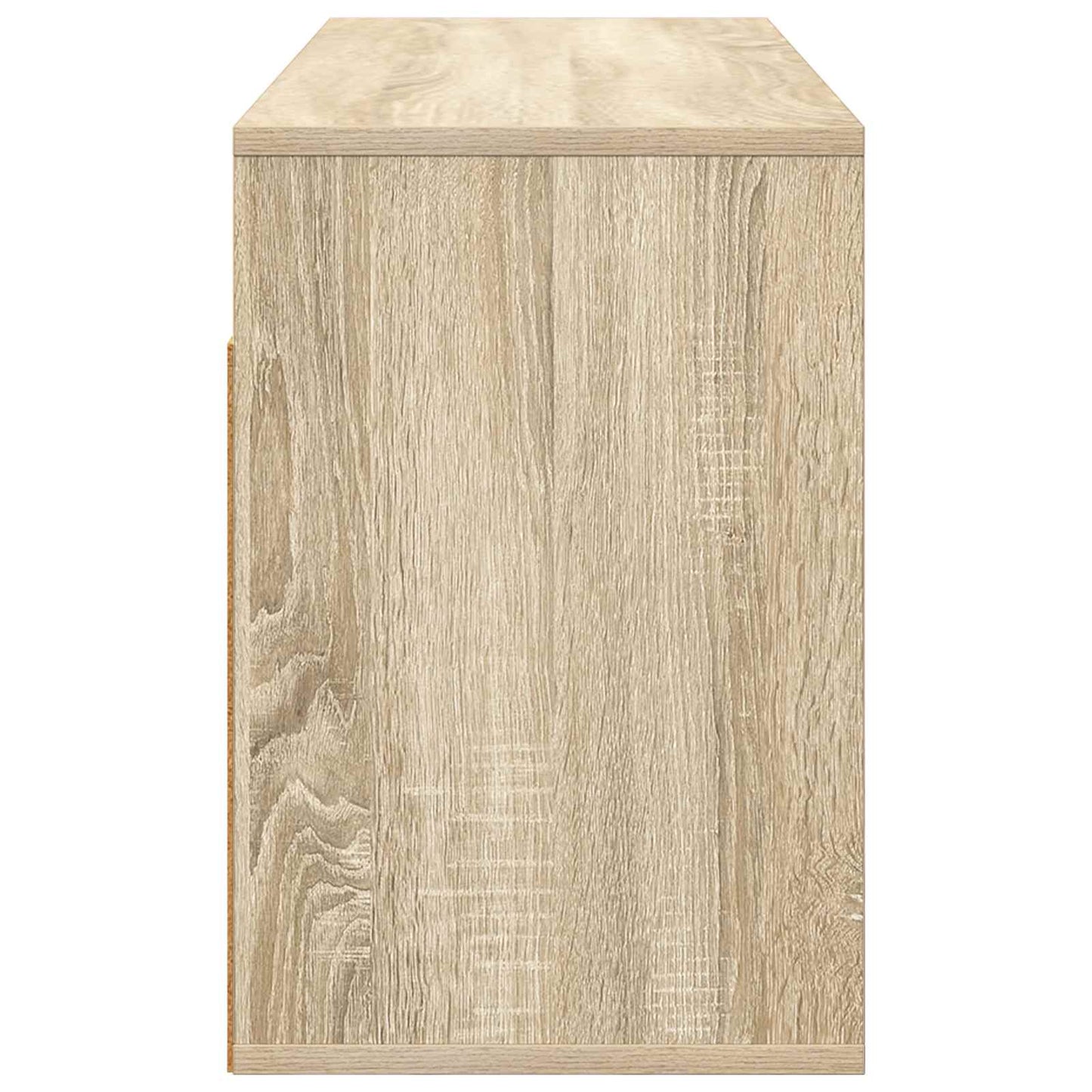 vidaXL Χαμηλό γραφείο με συρτάρι Δρύς Sonoma 102 x 32 x 48,5 εκ.