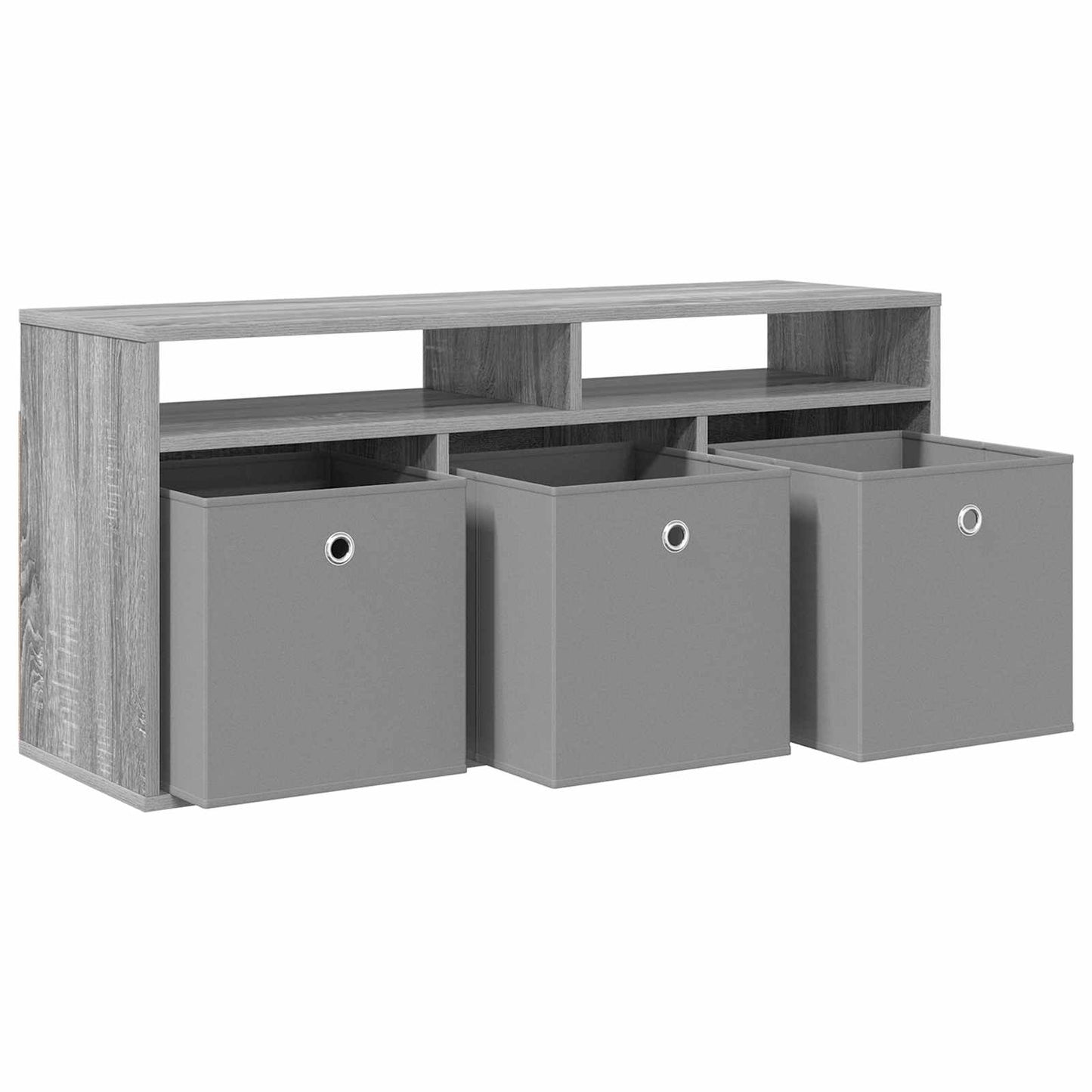 vidaXL Χαμηλό γραφείο 102 x 32 x 48,5 εκ. Γκρι Sonoma