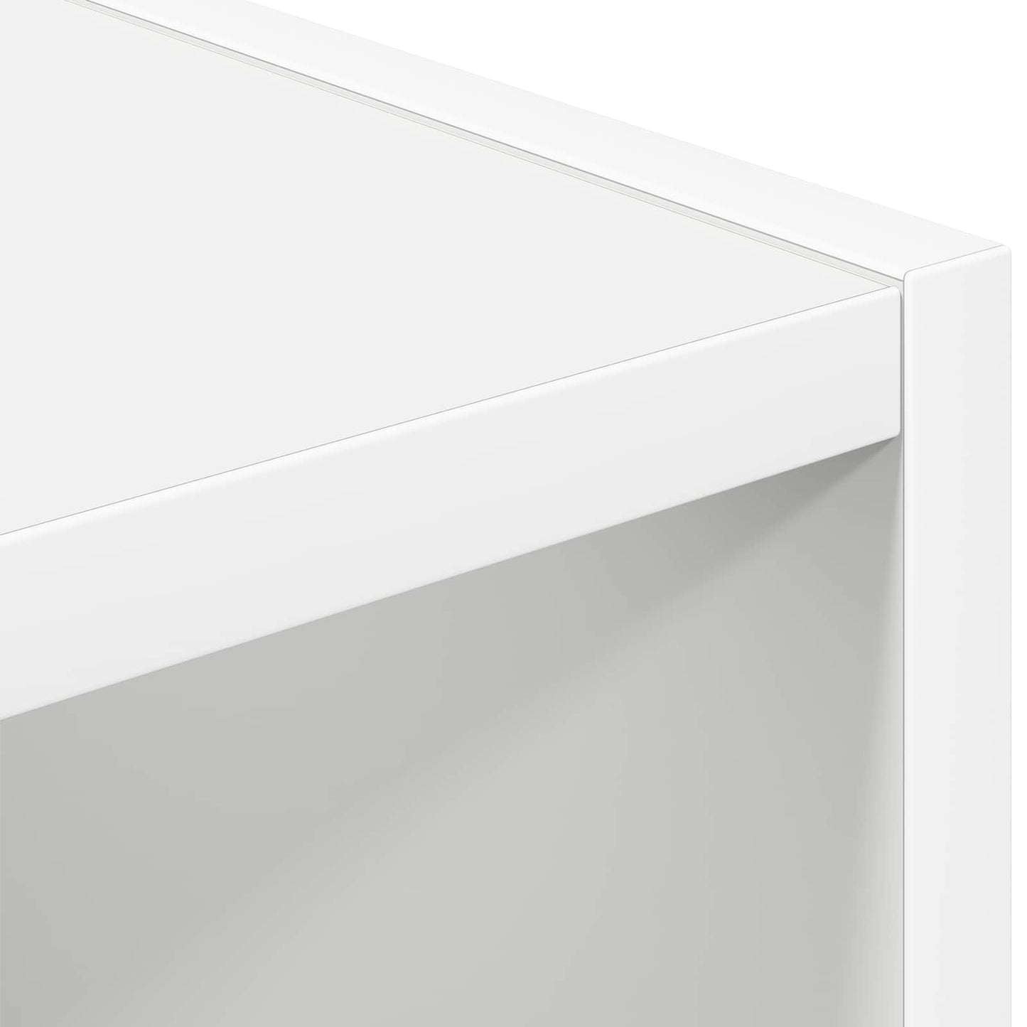 vidaXL Κομοδίνο Λευκό 25,5 x 22 x 49,5 εκ Επεξεργασμένο ξύλο
