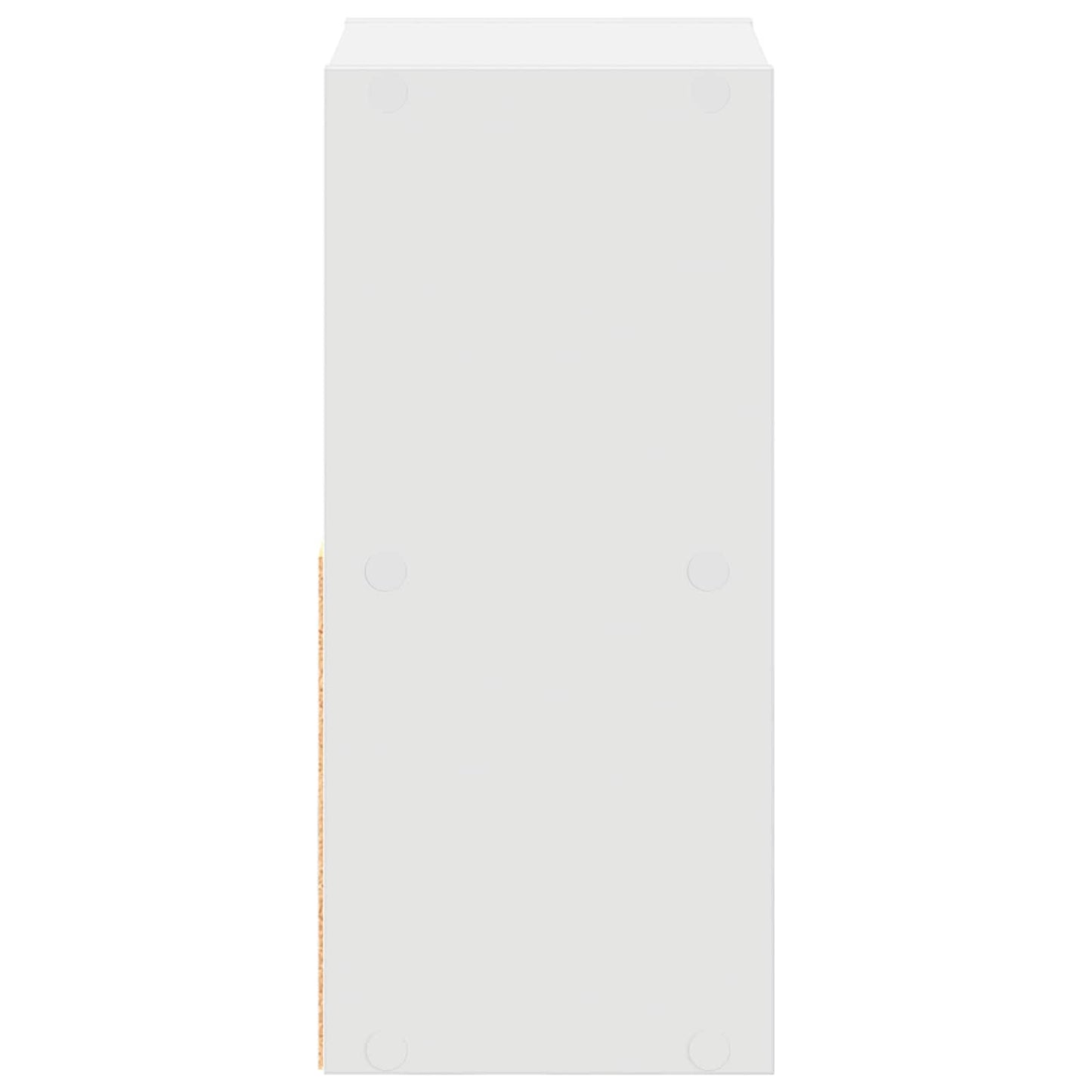 vidaXL Κομοδίνο 2 pcs Λευκό 25,5 x 22 x 49,5 εκ Επεξεργασμένο ξύλο
