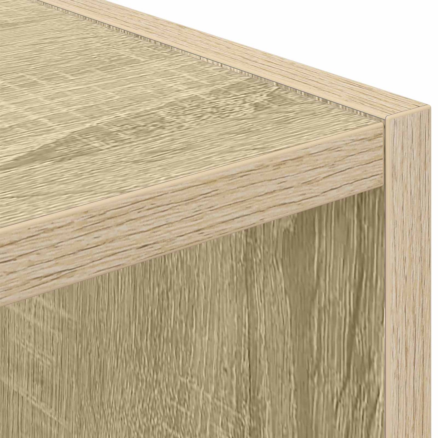 vidaXL Κομοδίνο Δρύς Sonoma 25,5 x 22 x 49,5 εκ Επεξεργασμένο ξύλο