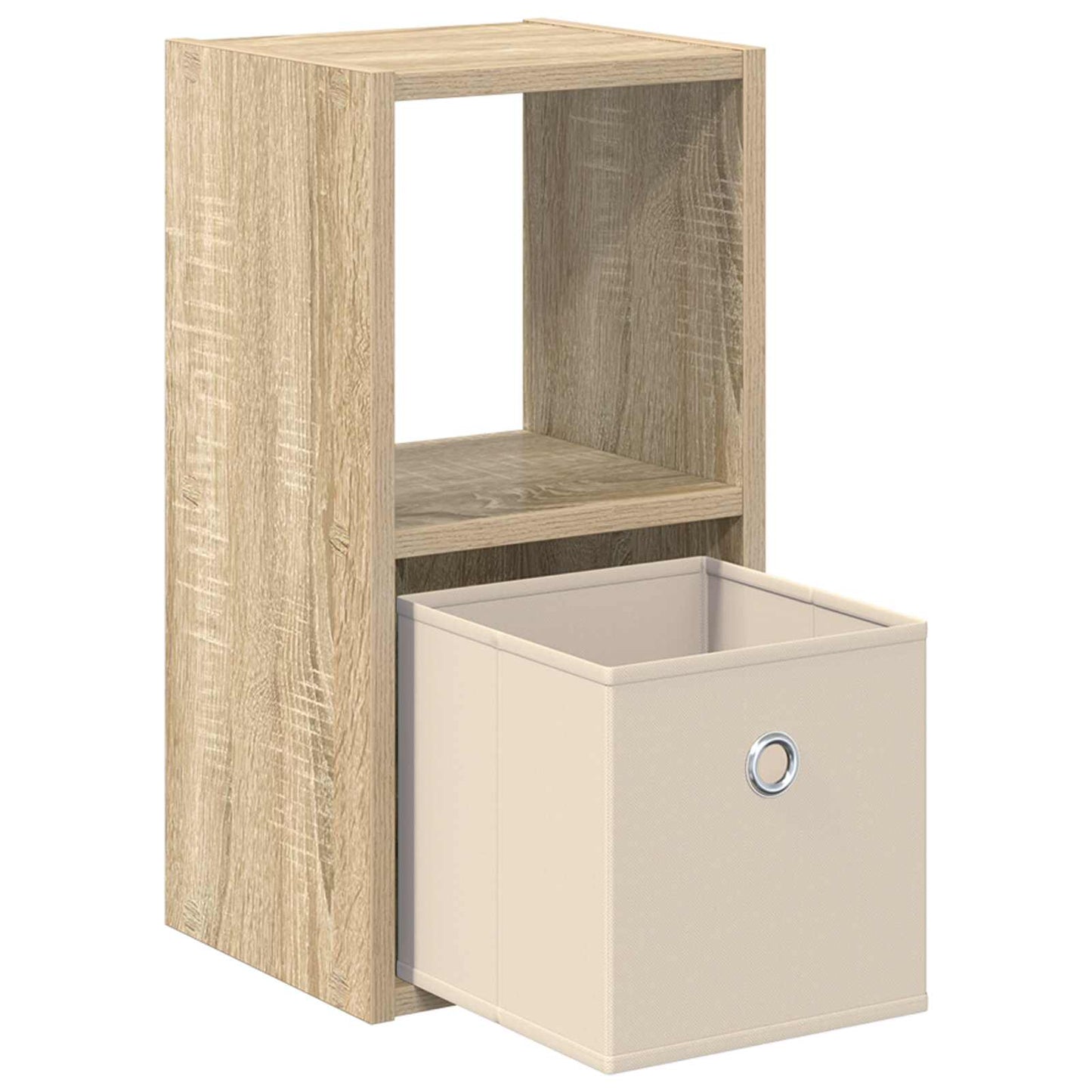 vidaXL Κομοδίνο με συρτάρι 2 pcs Δρύς Sonoma 25,5 x 22 x 49,5 εκ