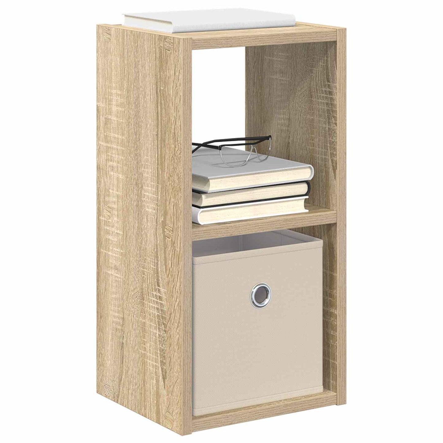 vidaXL Κομοδίνο με συρτάρι 2 pcs Δρύς Sonoma 25,5 x 22 x 49,5 εκ