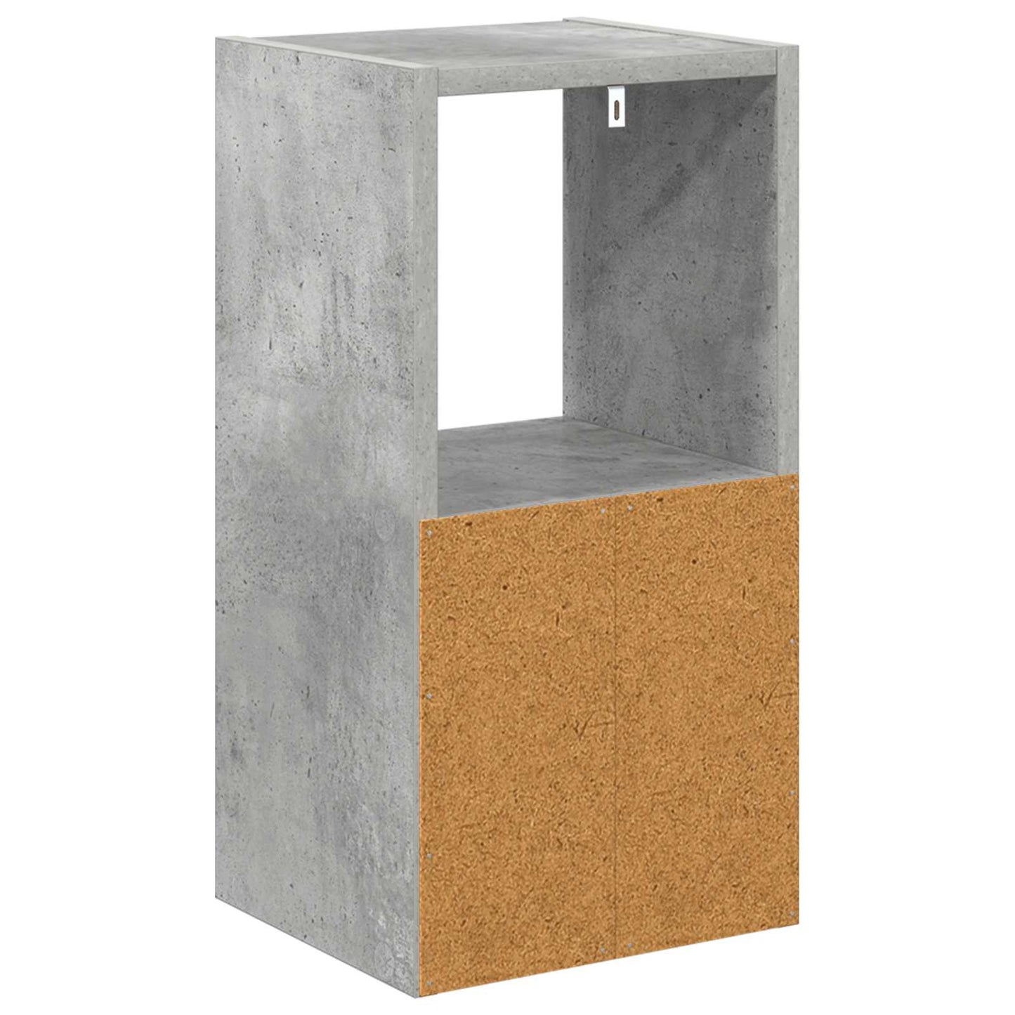 vidaXL Κομοδίνο με συρτάρι 2 pcs Σκυρόδεμα Γκρι 25,5 x 22 x 49,5 εκ