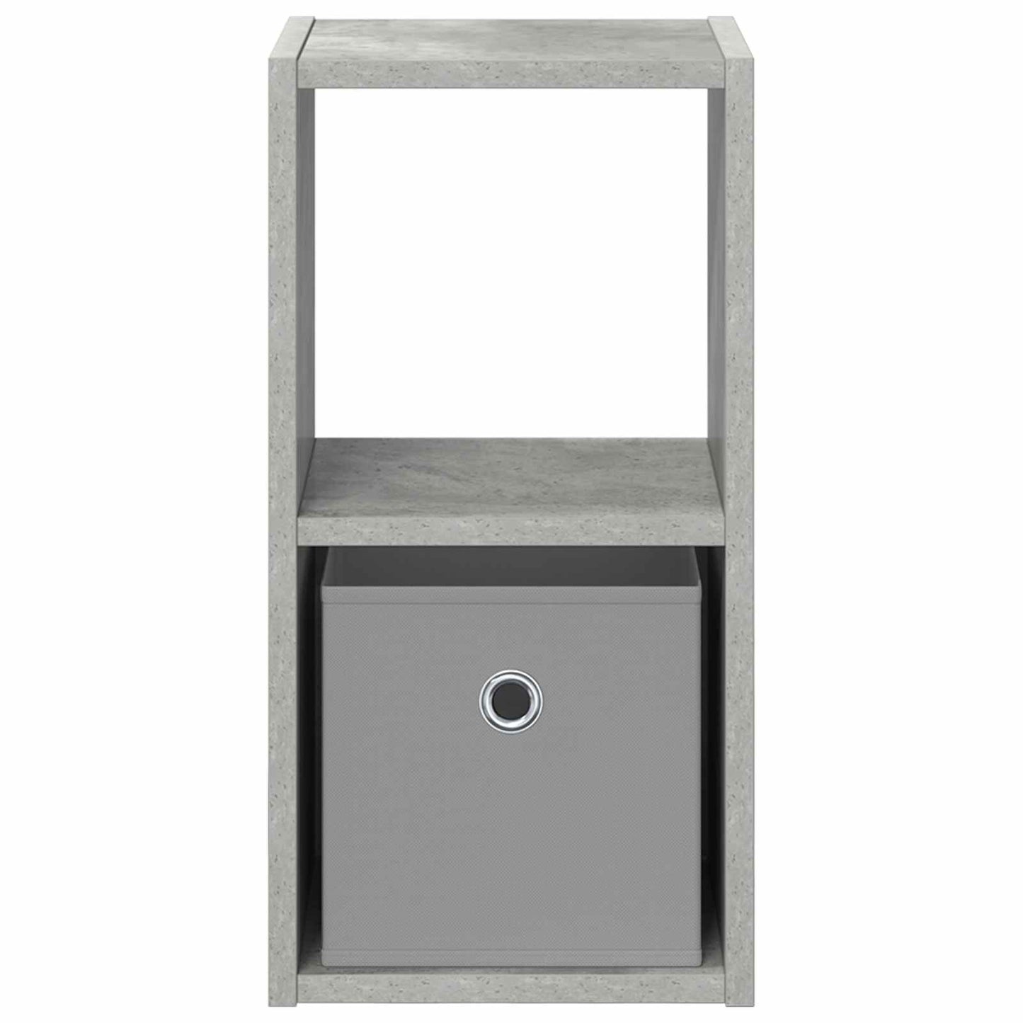 vidaXL Κομοδίνο με συρτάρι 2 pcs Σκυρόδεμα Γκρι 25,5 x 22 x 49,5 εκ