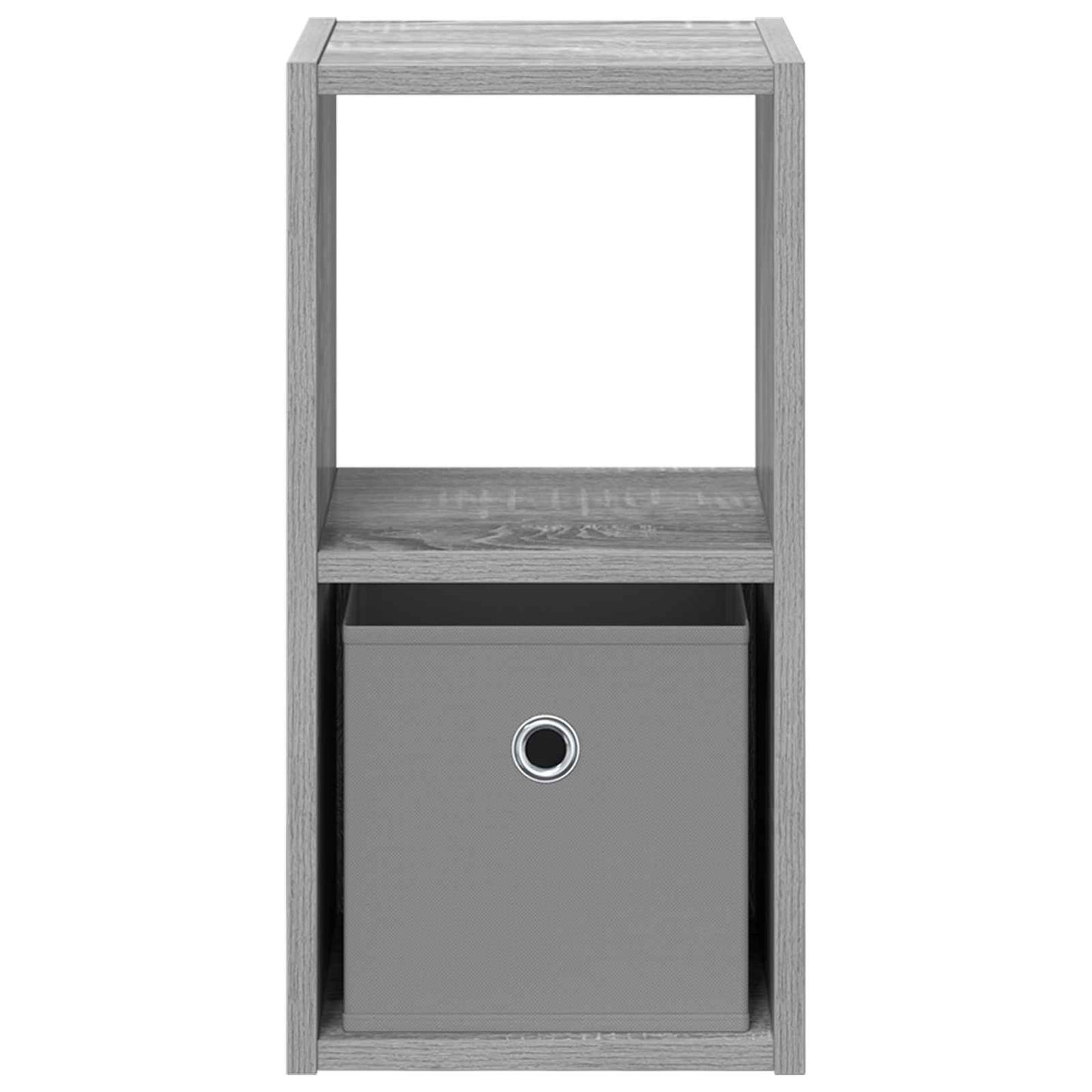 vidaXL Κομοδίνο Γκρίζο Σονομα 25,5 x 22 x 49,5 εκ Επεξεργασμένο ξύλο