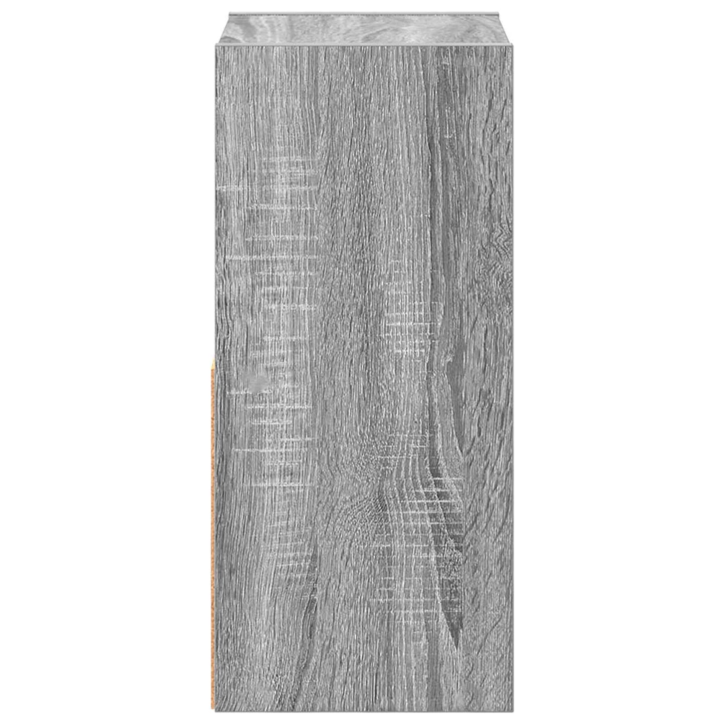 vidaXL Κομοδίνο με συρτάρι 2 pcs Γκρίζο Σονομα 25,5 x 22 x 49,5 εκ