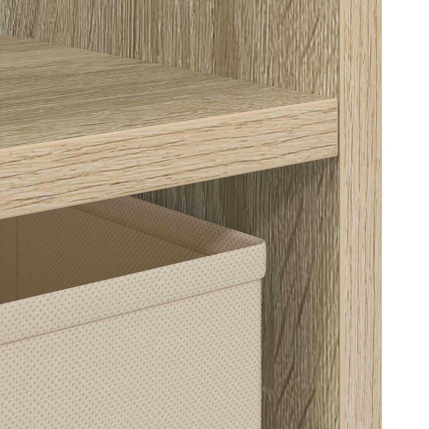 vidaXL Κομοδίνο Δρύς Sonoma 30,5 x 27 x 59,5 εκ Επεξεργασμένο Ξύλο