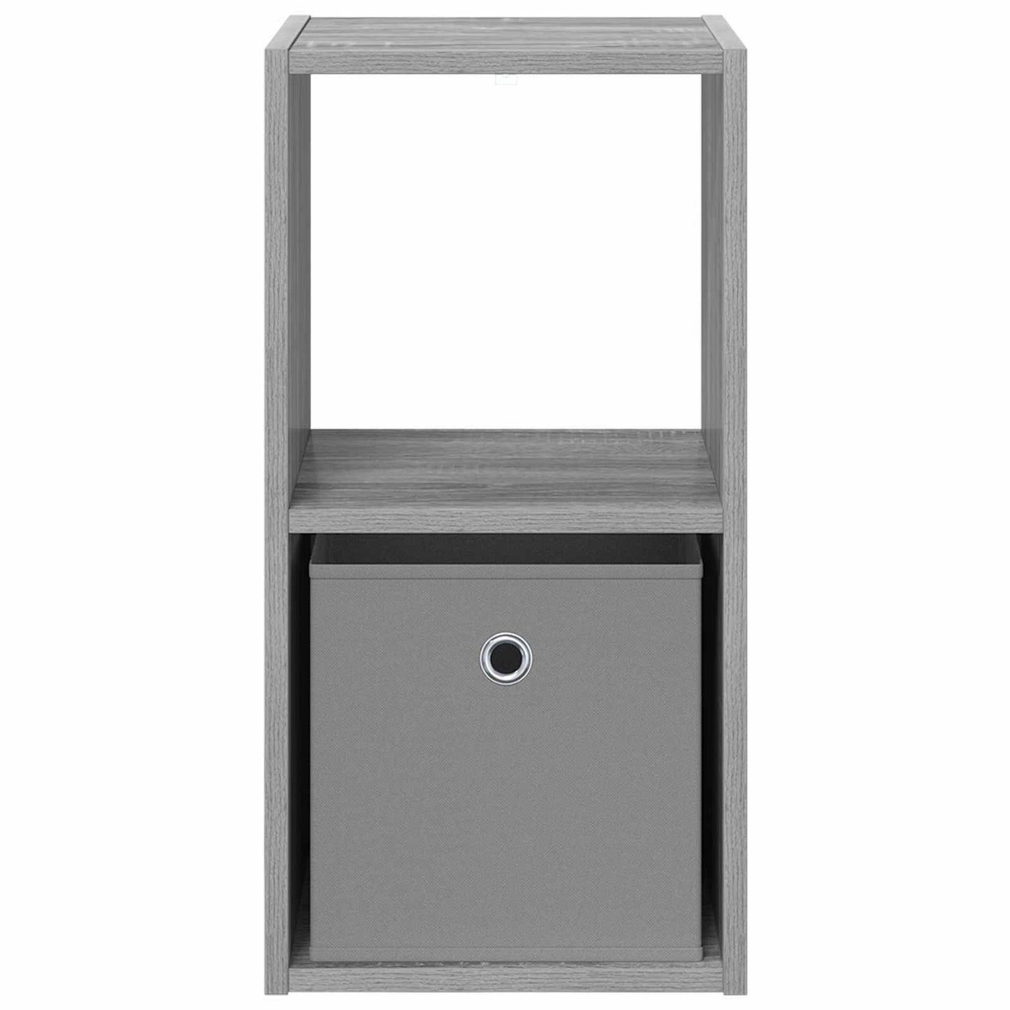 vidaXL Κομοδίνο 2 τμχ. Γκρίζο Σονομα 30,5 x 27 x 59,5 εκ