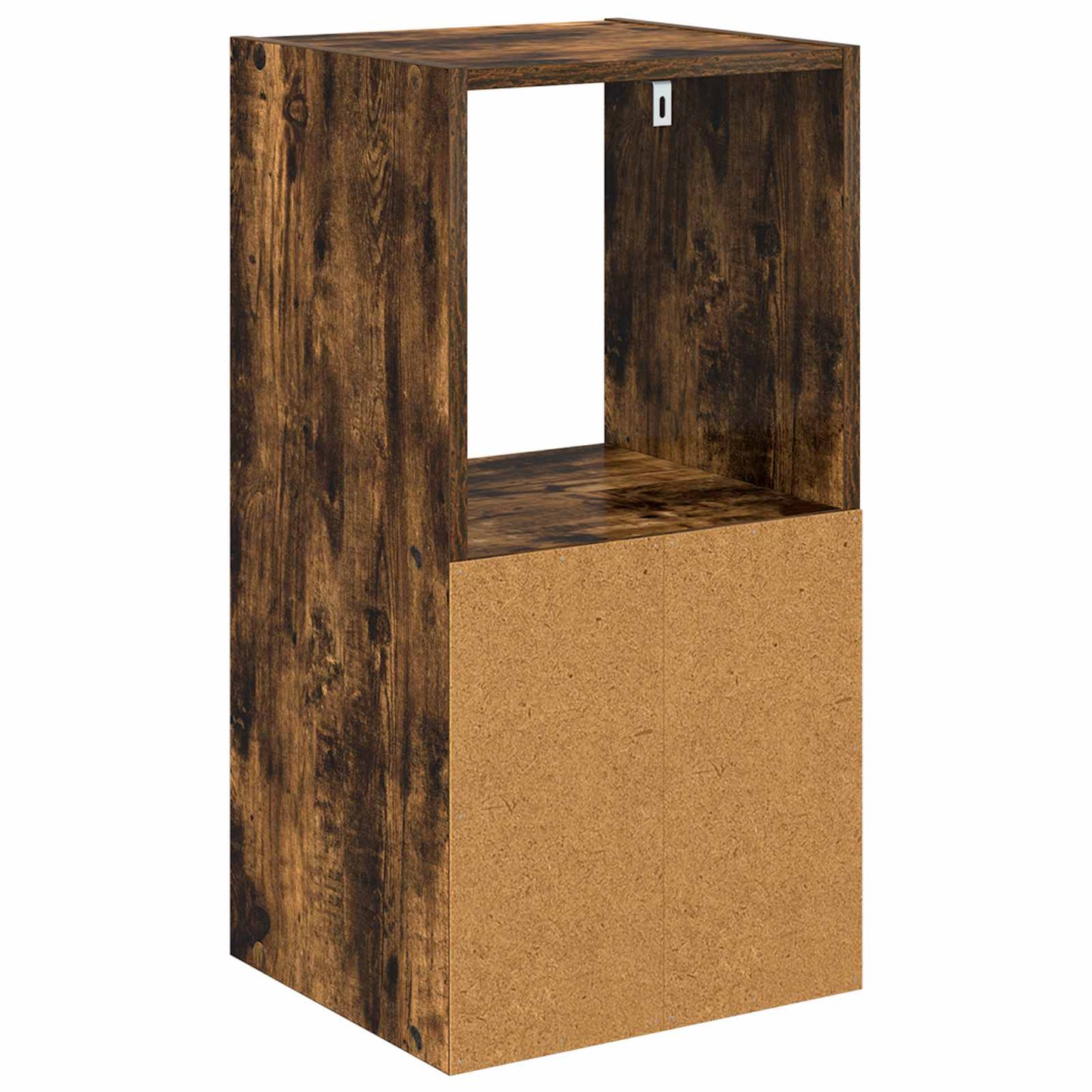 vidaXL Κομοδίνο Καπνισμένο Ξύλο Δρυός 35 x 32 x 68,5 εκ