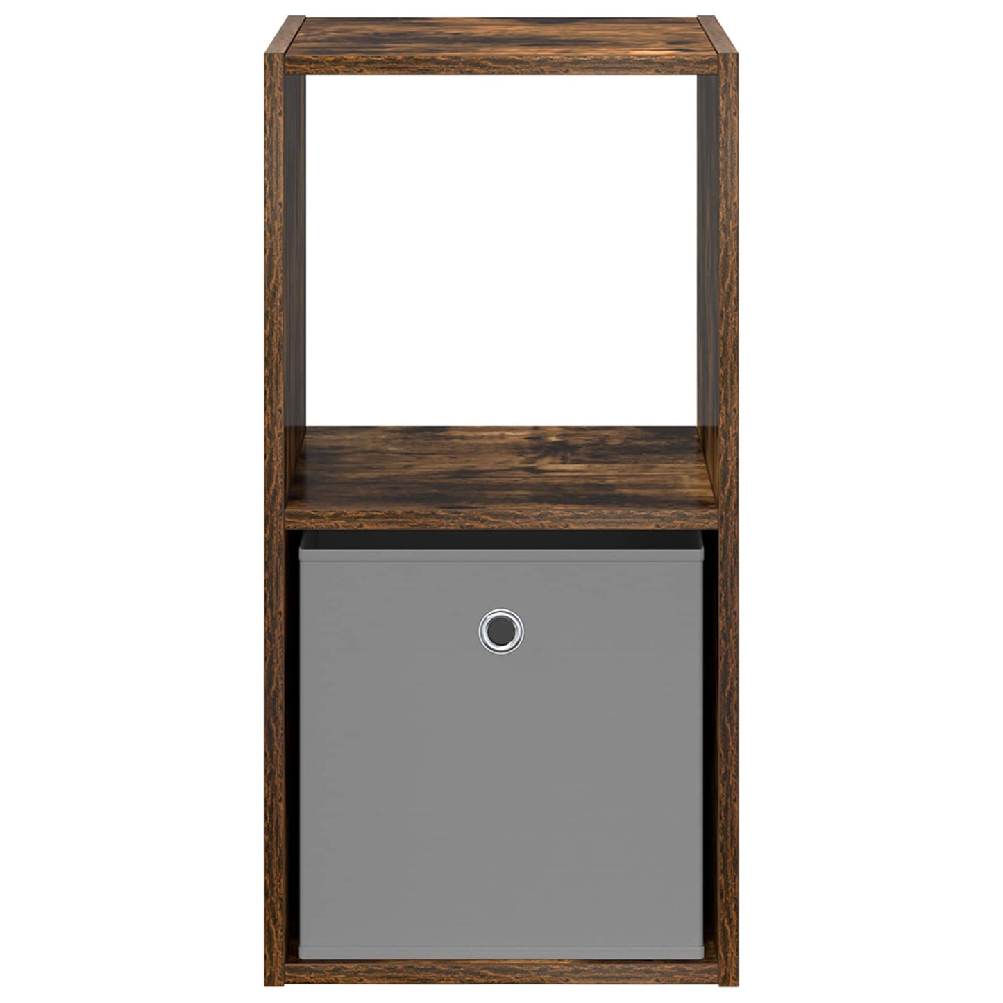 vidaXL Κομοδίνο Καπνισμένο Ξύλο Δρυός 35 x 32 x 68,5 εκ