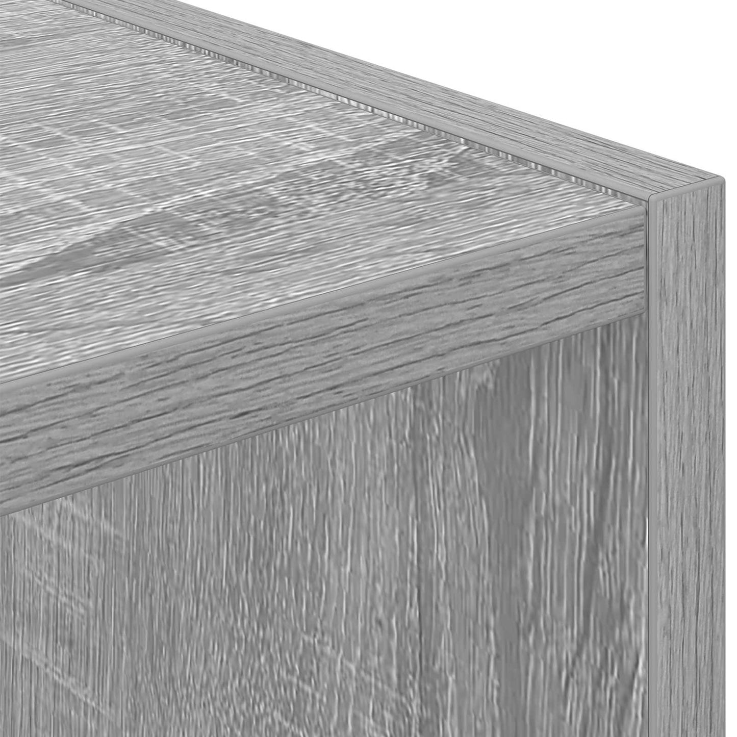 vidaXL Κομοδίνο Γκρι Sonoma 35 x 32 x 68,5 εκ Επεξεργασμένο Ξύλο