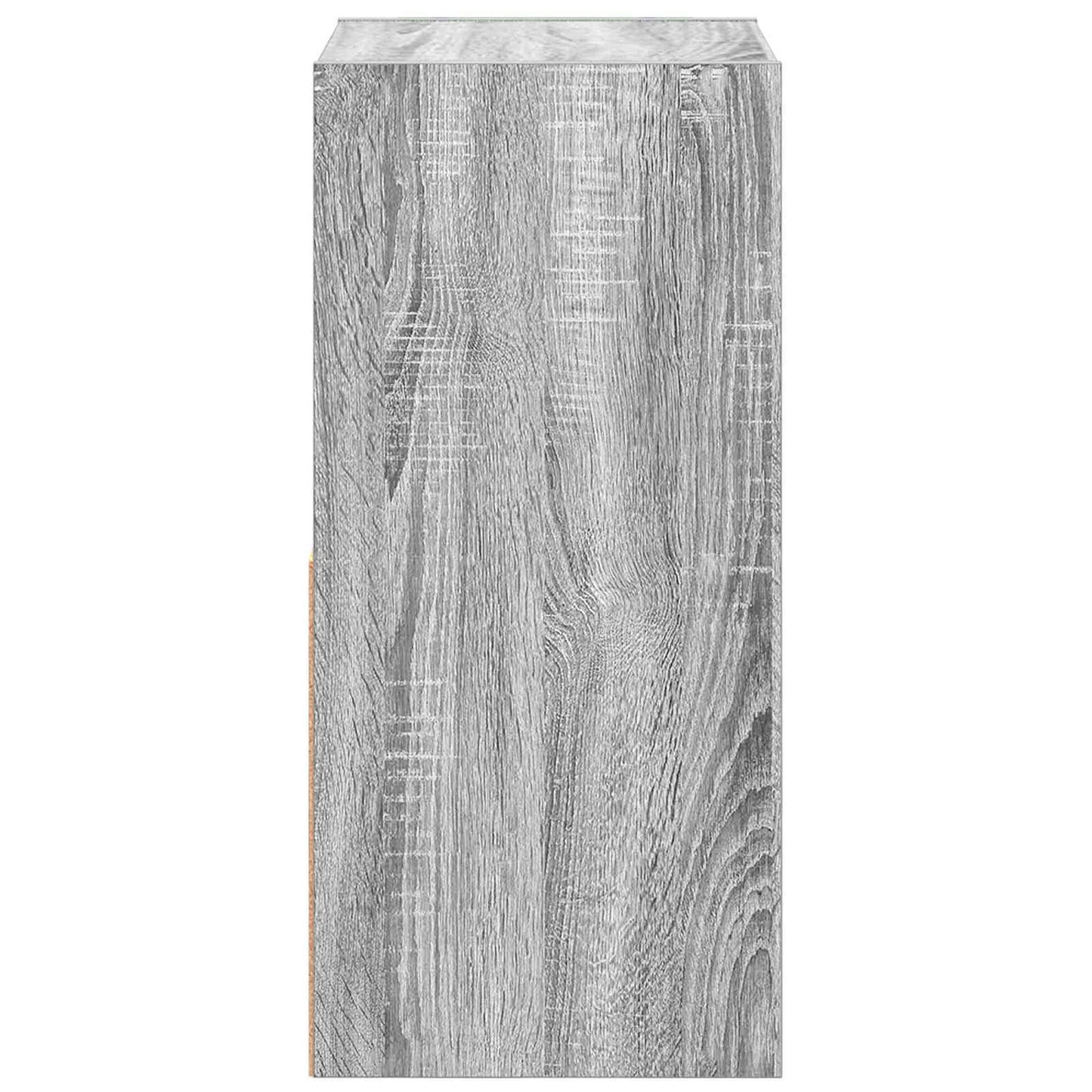 vidaXL Κομοδίνο Γκρι Sonoma 35 x 32 x 68,5 εκ Επεξεργασμένο Ξύλο