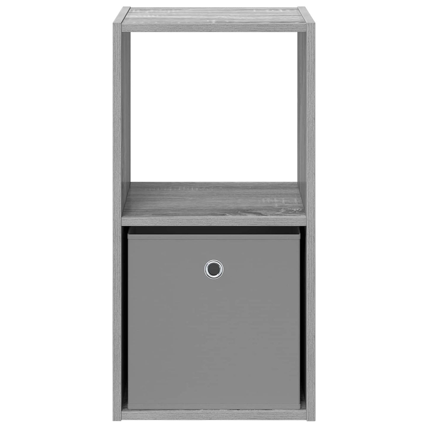 vidaXL Κομοδίνο 2 τμχ. Γκρίζο Σονομα 35 x 32 x 68,5 εκ