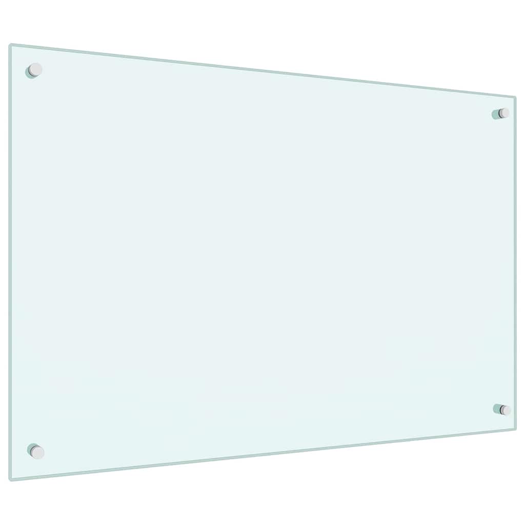 vidaXL Πλάτη κουζίνας 2 τμχ. Λευκό 90 x 60 cm σκληρυμένο γυαλί
