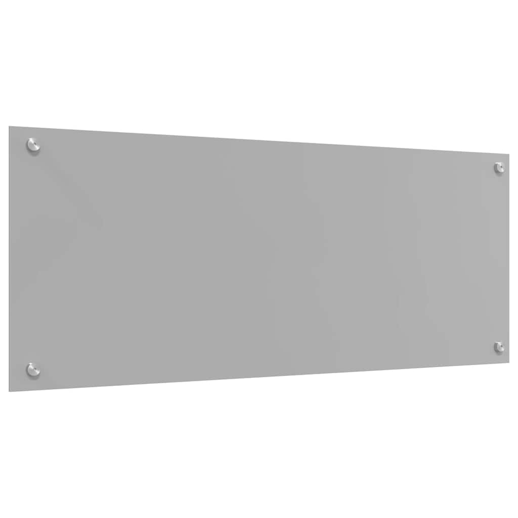 vidaXL Πλάτη κουζίνας 2 τμχ. Ανοιχτό γκρι 100 x 40 cm σκληρυμένο γυαλί