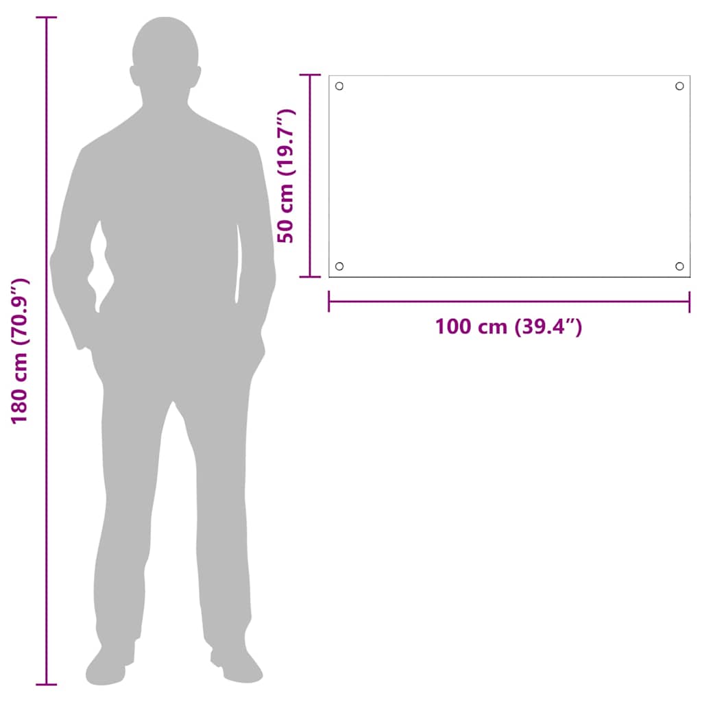 vidaXL Πλάτη κουζίνας 2 τμχ. Ανοιχτό γκρι 100 x 50 cm σκληρυμένο γυαλί