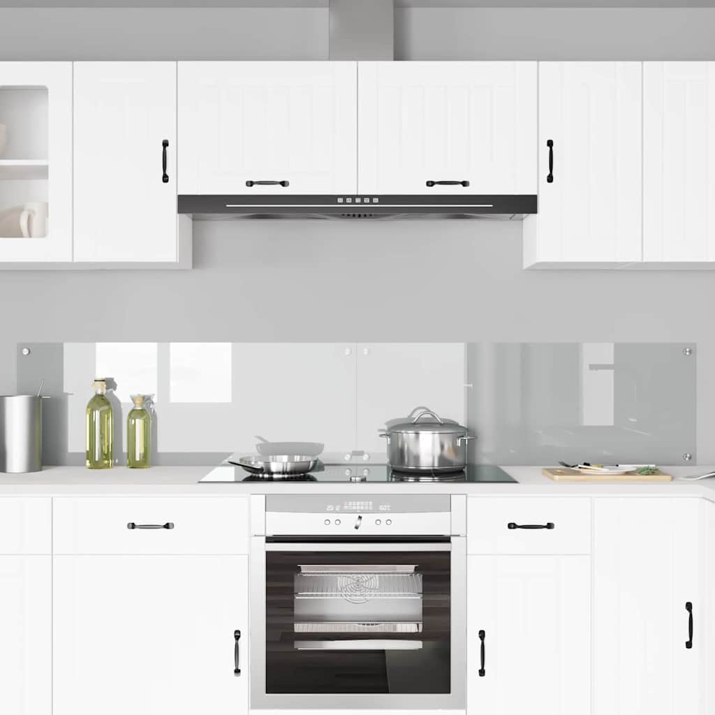 vidaXL Πλάτη κουζίνας 2 τμχ. Διαφανές 110 x 40 cm σκληρυμένο γυαλί