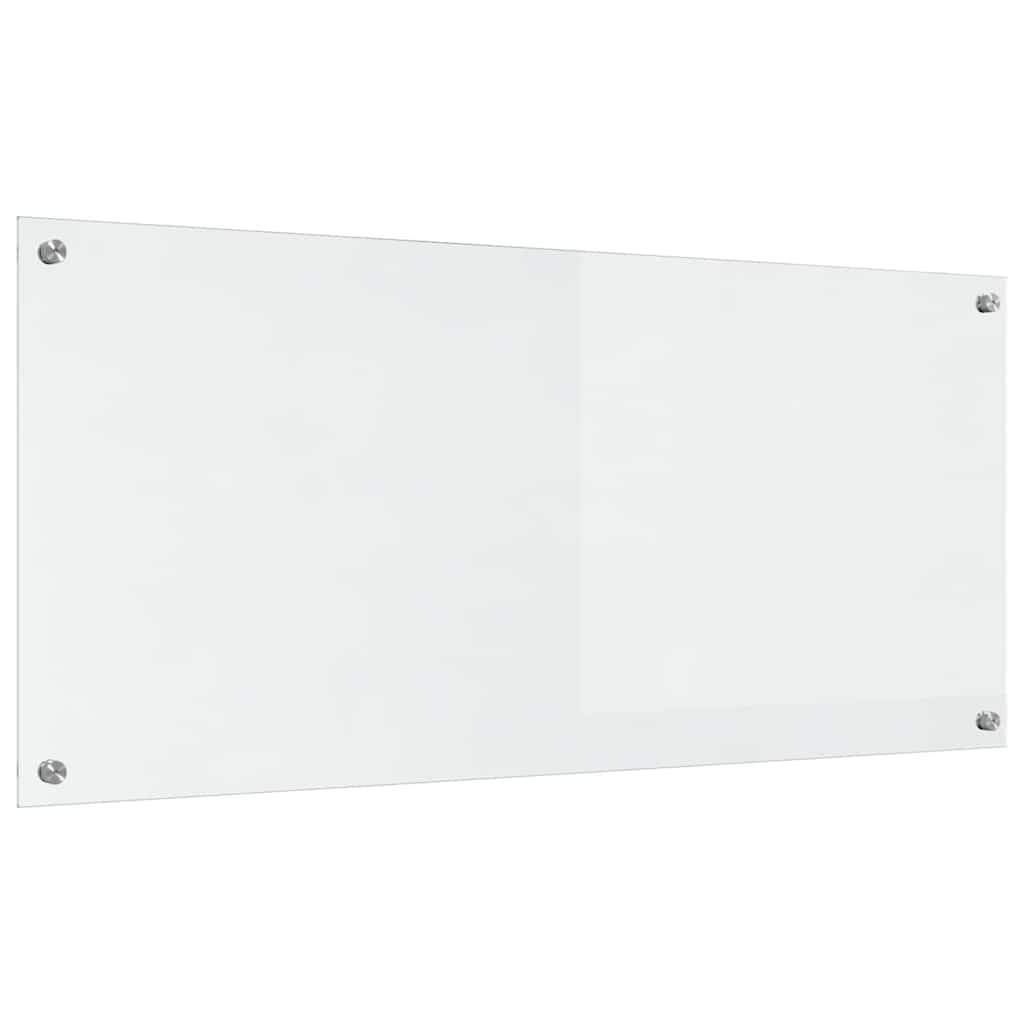 vidaXL Πλάτη κουζίνας 2 τμχ. Διαφανές 110 x 50 cm σκληρυμένο γυαλί