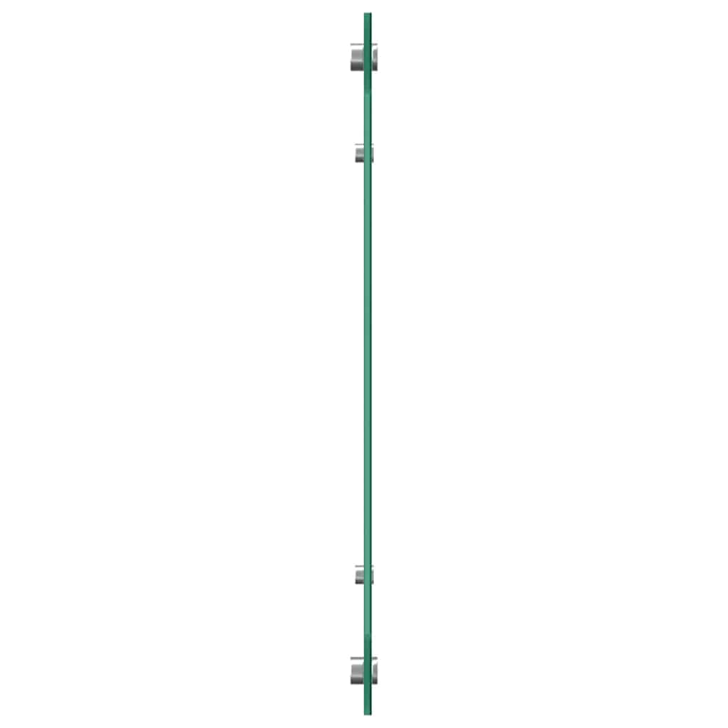 vidaXL Πλάτη κουζίνας 2 τμχ. Μαύρο 110 x 50 cm σκληρυμένο γυαλί