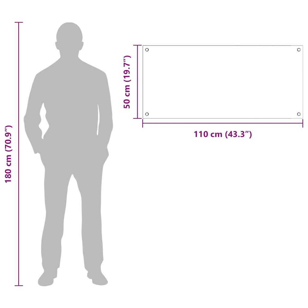 vidaXL Πλάτη κουζίνας 2 τμχ. Μαύρο 110 x 50 cm σκληρυμένο γυαλί
