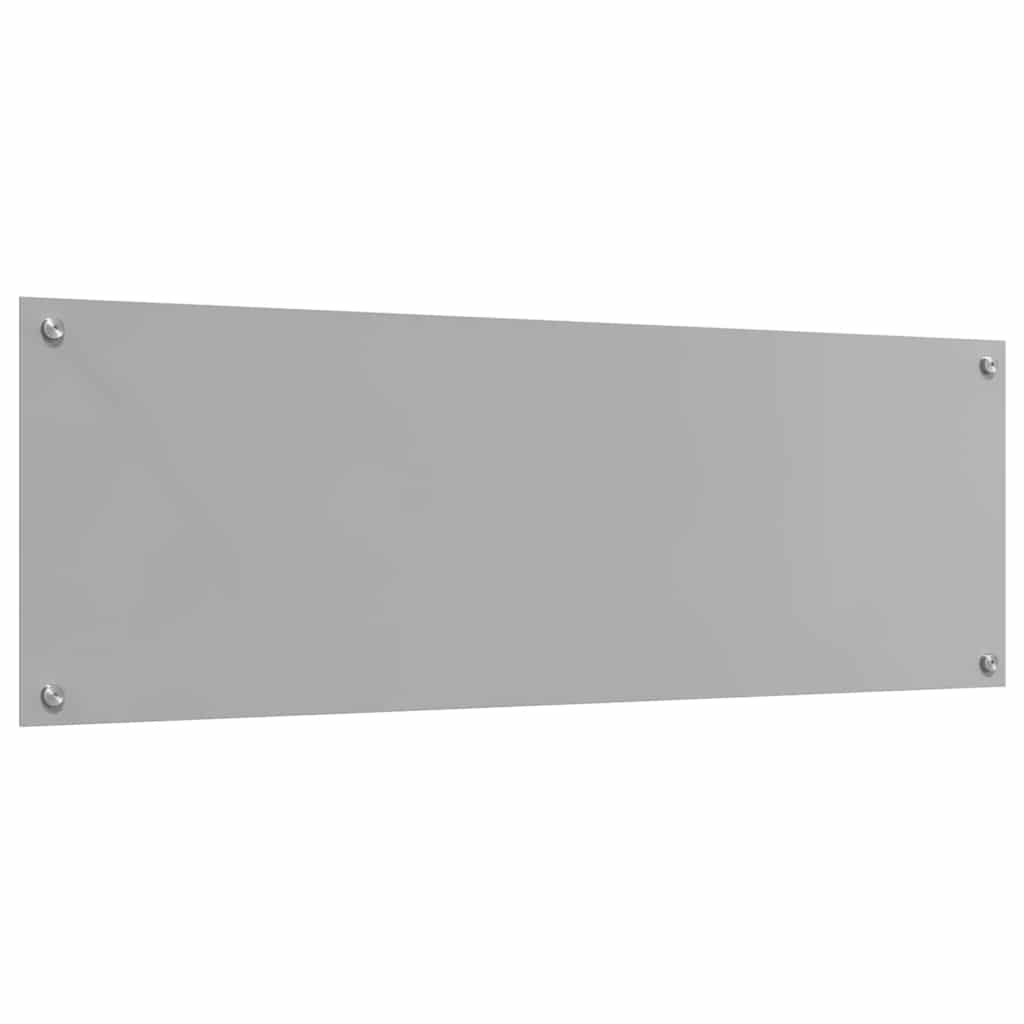 vidaXL Πλάτη κουζίνας 2 τμχ. Ανοιχτό γκρι 120 x 40 cm σκληρυμένο γυαλί