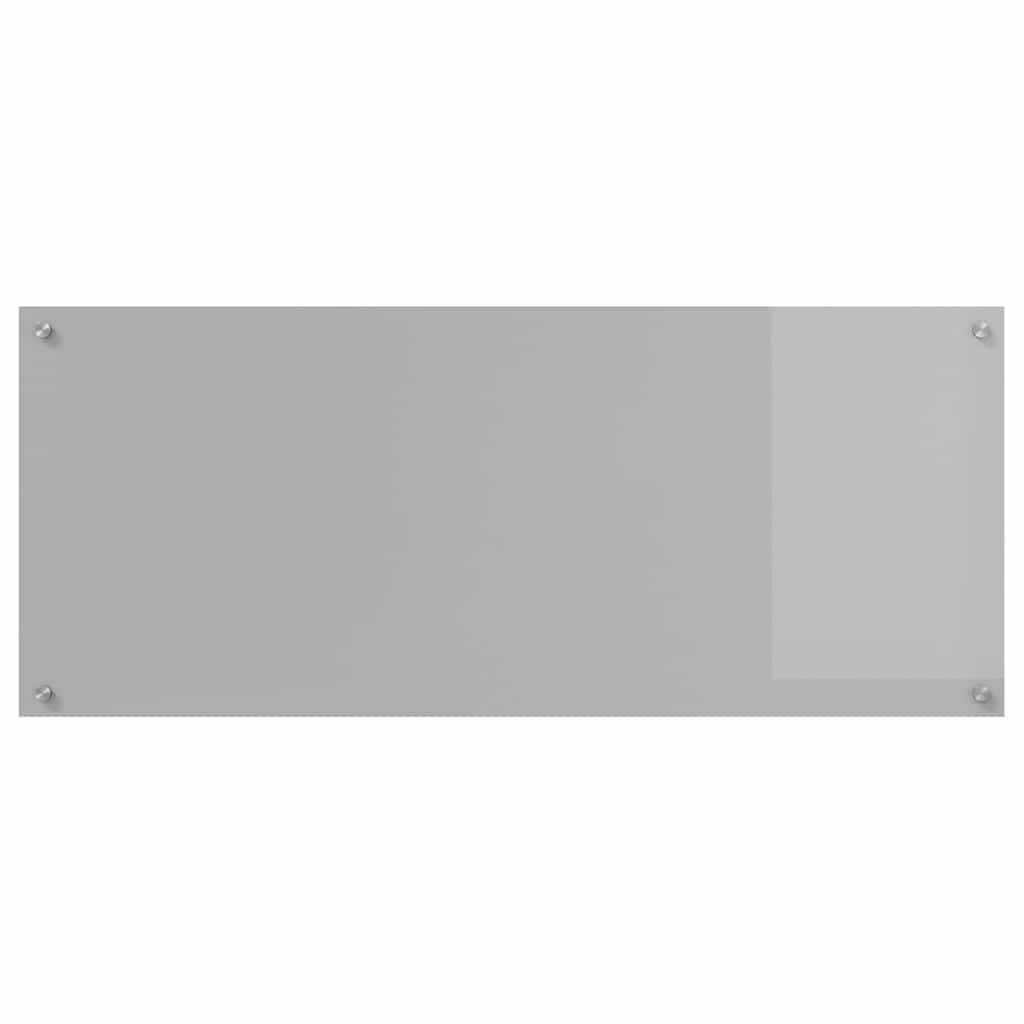 vidaXL Πλάτη κουζίνας 2 τμχ. Ανοιχτό γκρι 120 x 50 cm σκληρυμένο γυαλί