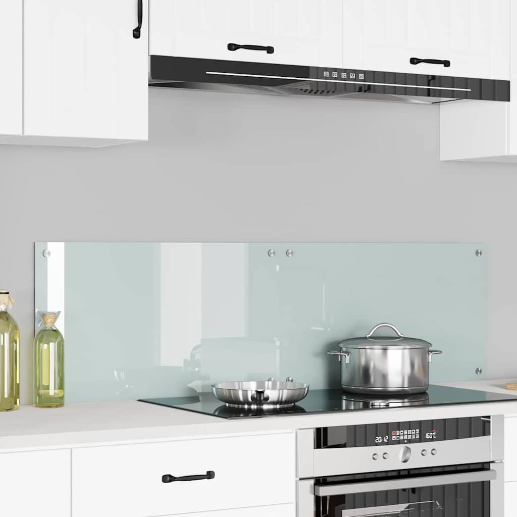 vidaXL Πλάτη κουζίνας 2 τεμ. Λευκό 70 x 40 cm σκληρυμένο γυαλί