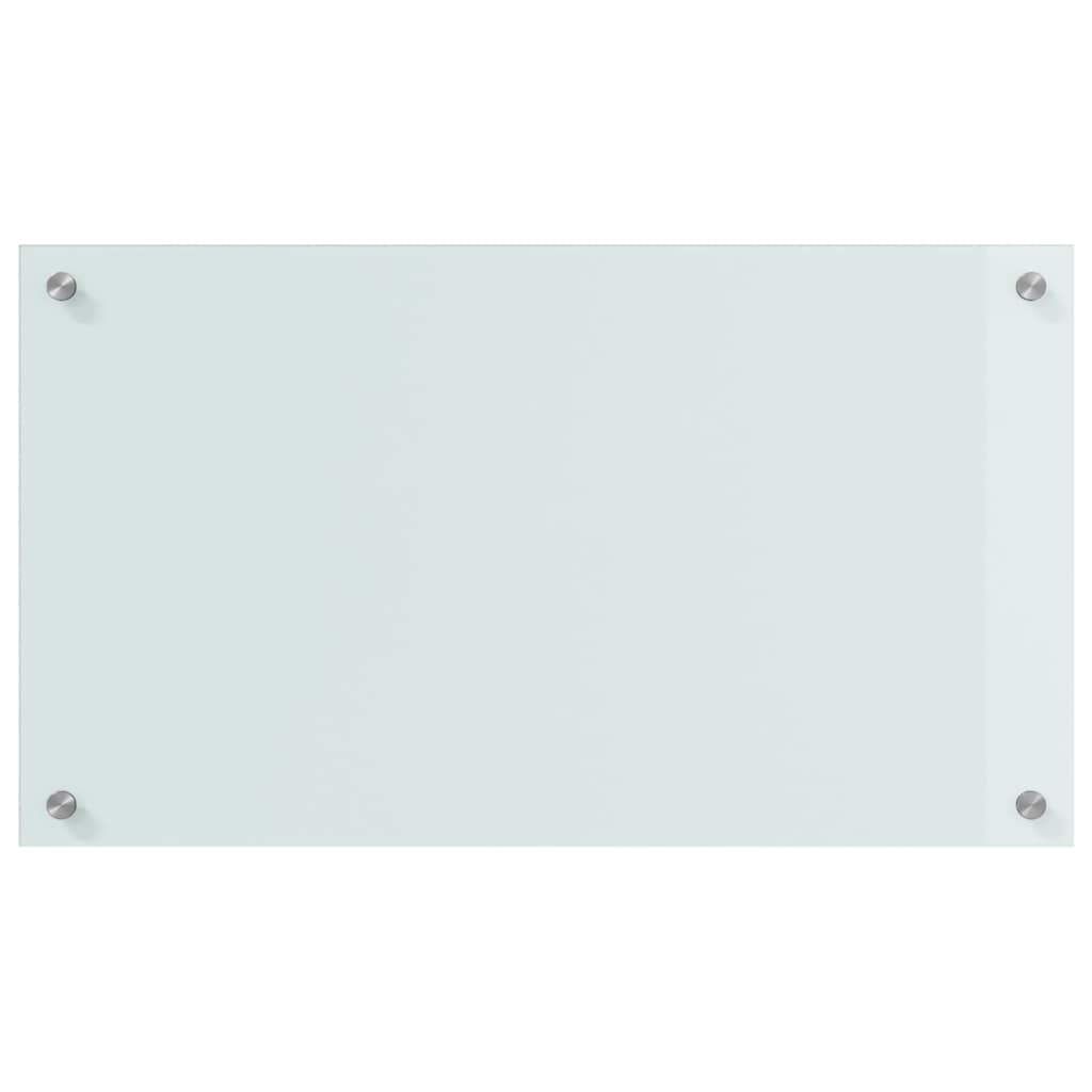 vidaXL Πλάτη κουζίνας 2 τεμ. Λευκό 70 x 40 cm σκληρυμένο γυαλί