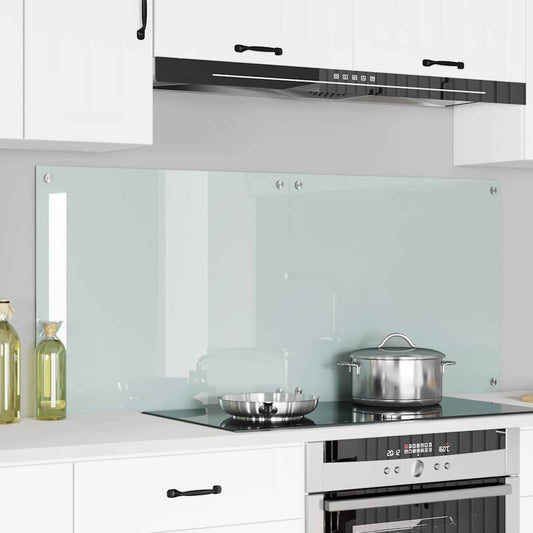 vidaXL Πλάτη κουζίνας 2 τεμ. Λευκό 70 x 60 cm σκληρυμένο γυαλί