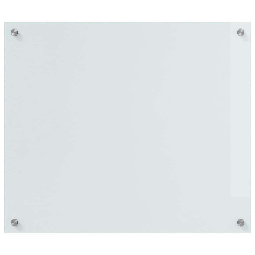 vidaXL Πλάτη κουζίνας 2 τεμ. Λευκό 70 x 60 cm σκληρυμένο γυαλί