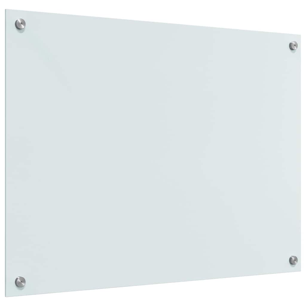 vidaXL Πλάτη κουζίνας 2 τεμ. Λευκό 80 x 60 cm σκληρυμένο γυαλί