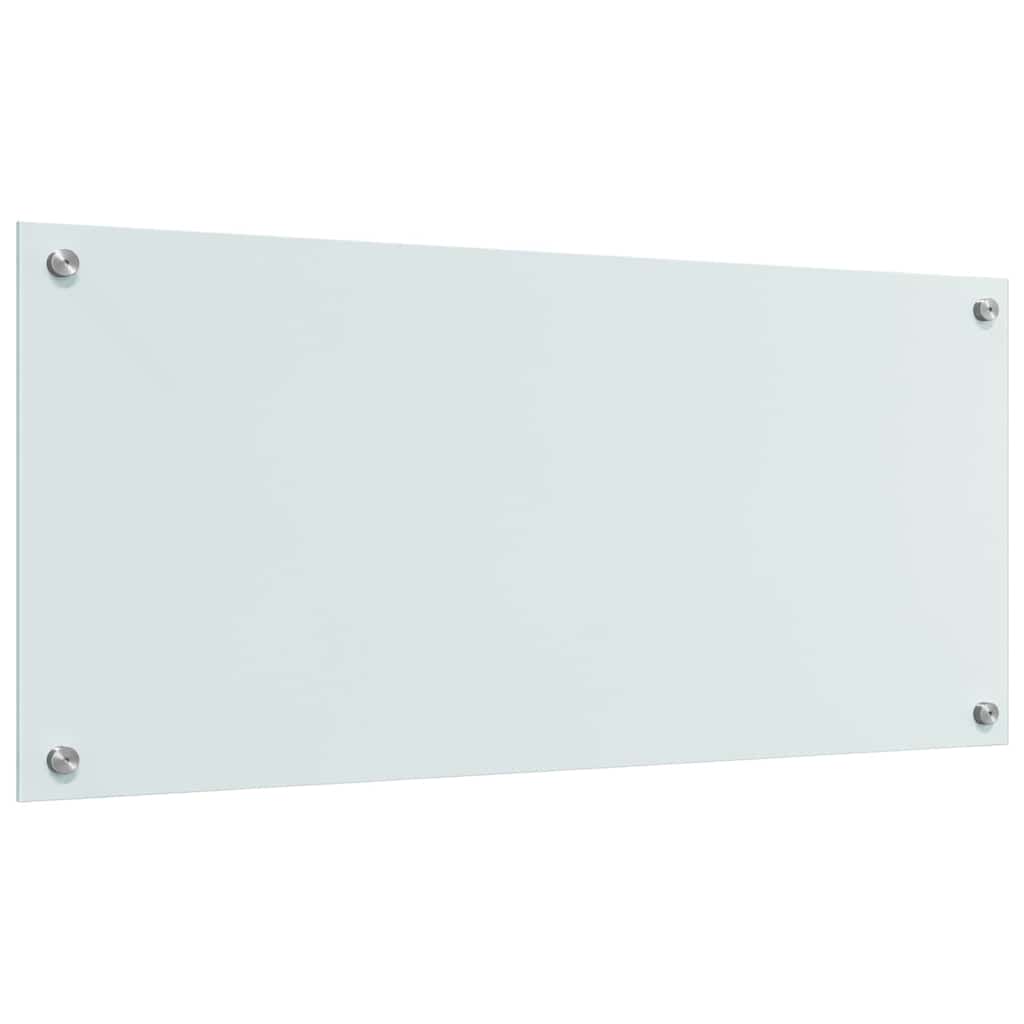 vidaXL Πλάτη κουζίνας 2 τεμ. Λευκό 90 x 40 cm σκληρυμένο γυαλί
