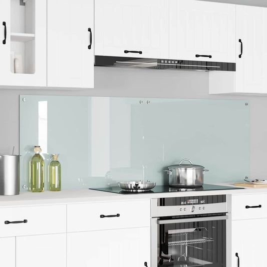vidaXL Πλάτη κουζίνας 2 τεμ. Λευκό 90 x 60 cm σκληρυμένο γυαλί